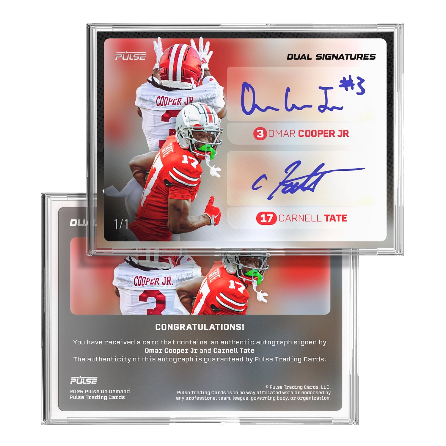 2025 Pulse On Demand Championship Dual Signatures – Omar Cooper Jr & C