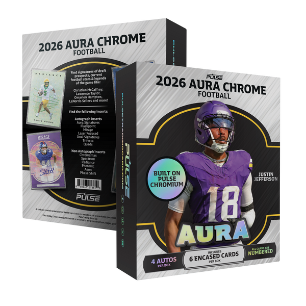 2026 Pulse Aura Football Hobby (4 Autographs Per Box) - Pre Order