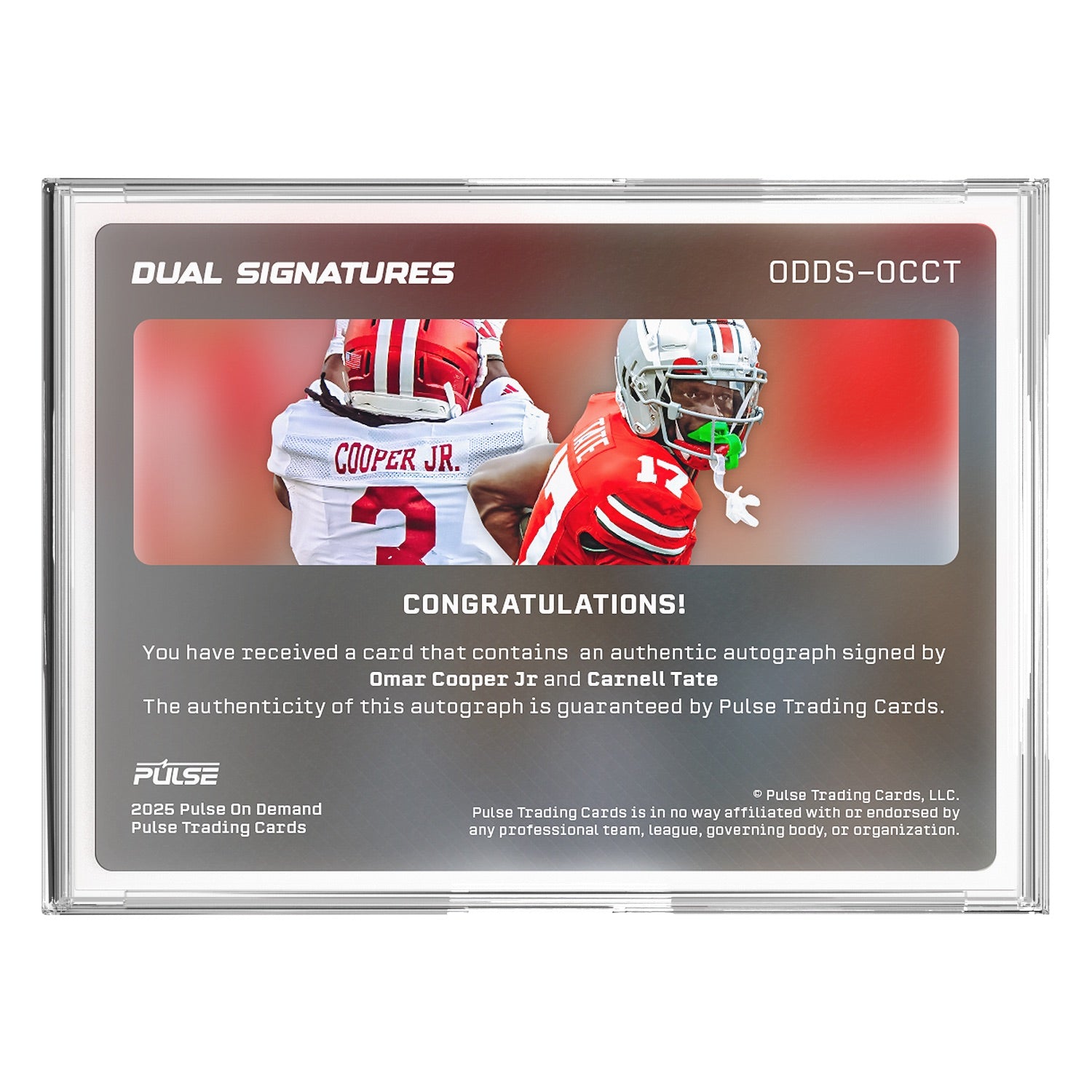 2025 Pulse On Demand Championship Dual Signatures – Omar Cooper Jr & C