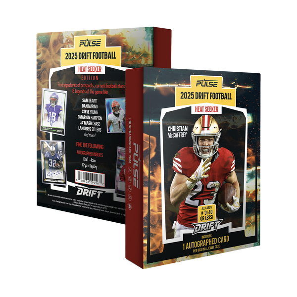 2025 Pulse Drift Football Heat Seeker Edition (1 Autograph Per Box)