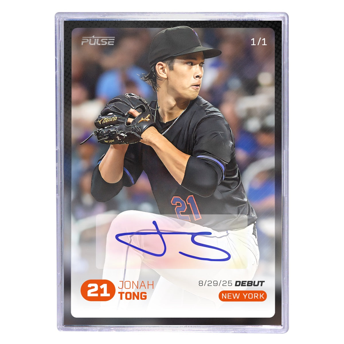 2025 Pulse On Demand Jonah Tong Autographed Debut Card