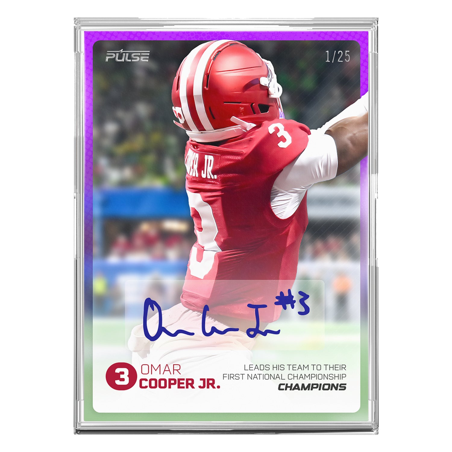 LOL 2026 Junior Mark Racer フォトカード 2026 Pulse On Demand Omar Cooper Jr Autographed Champions Card