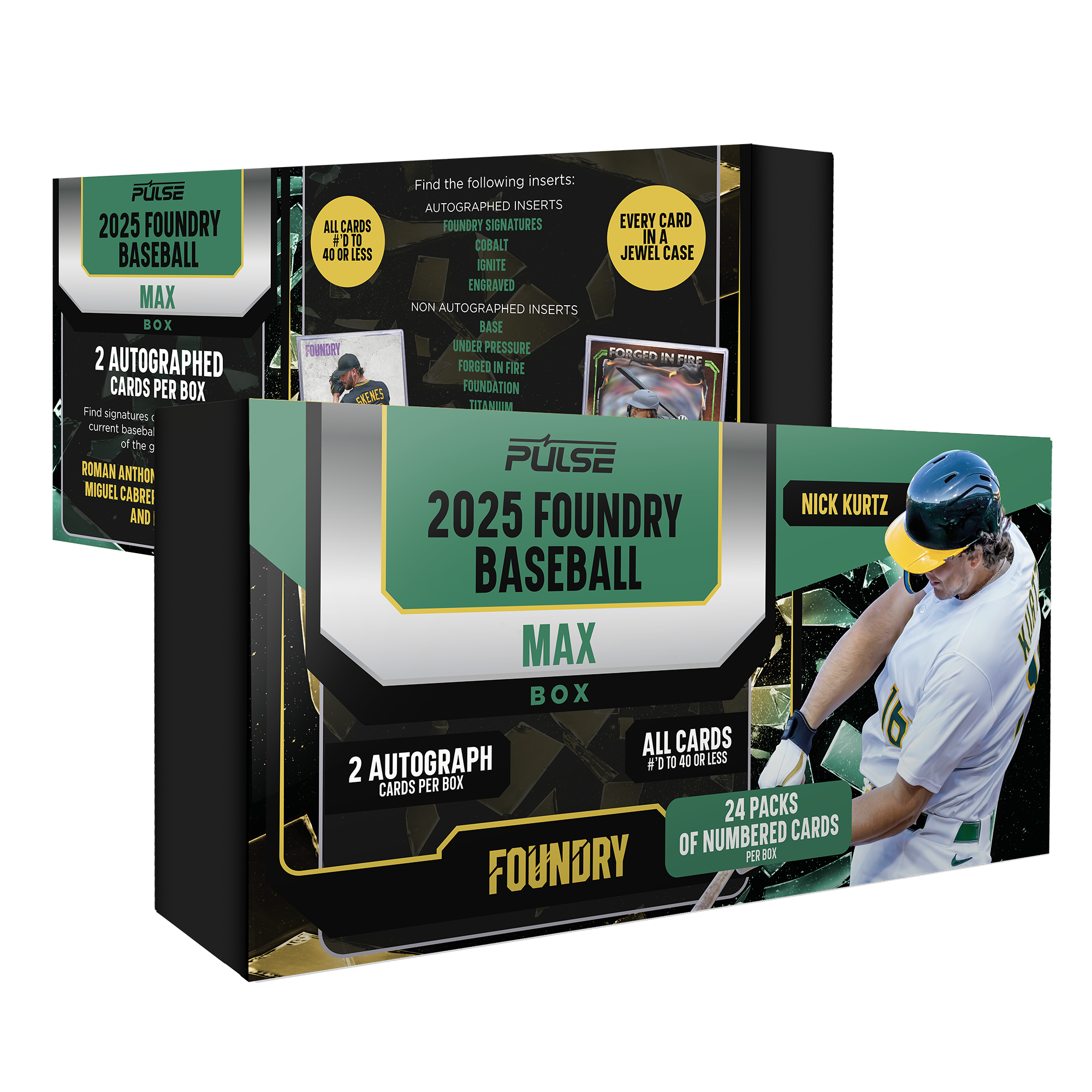 2025 Pulse Foundry Baseball Booster Box (24 Packs - 2 Autographs Per Box) 2025 Pulse Foundry Baseball Booster Box (24 Packs - 2 Autographs Per Box)