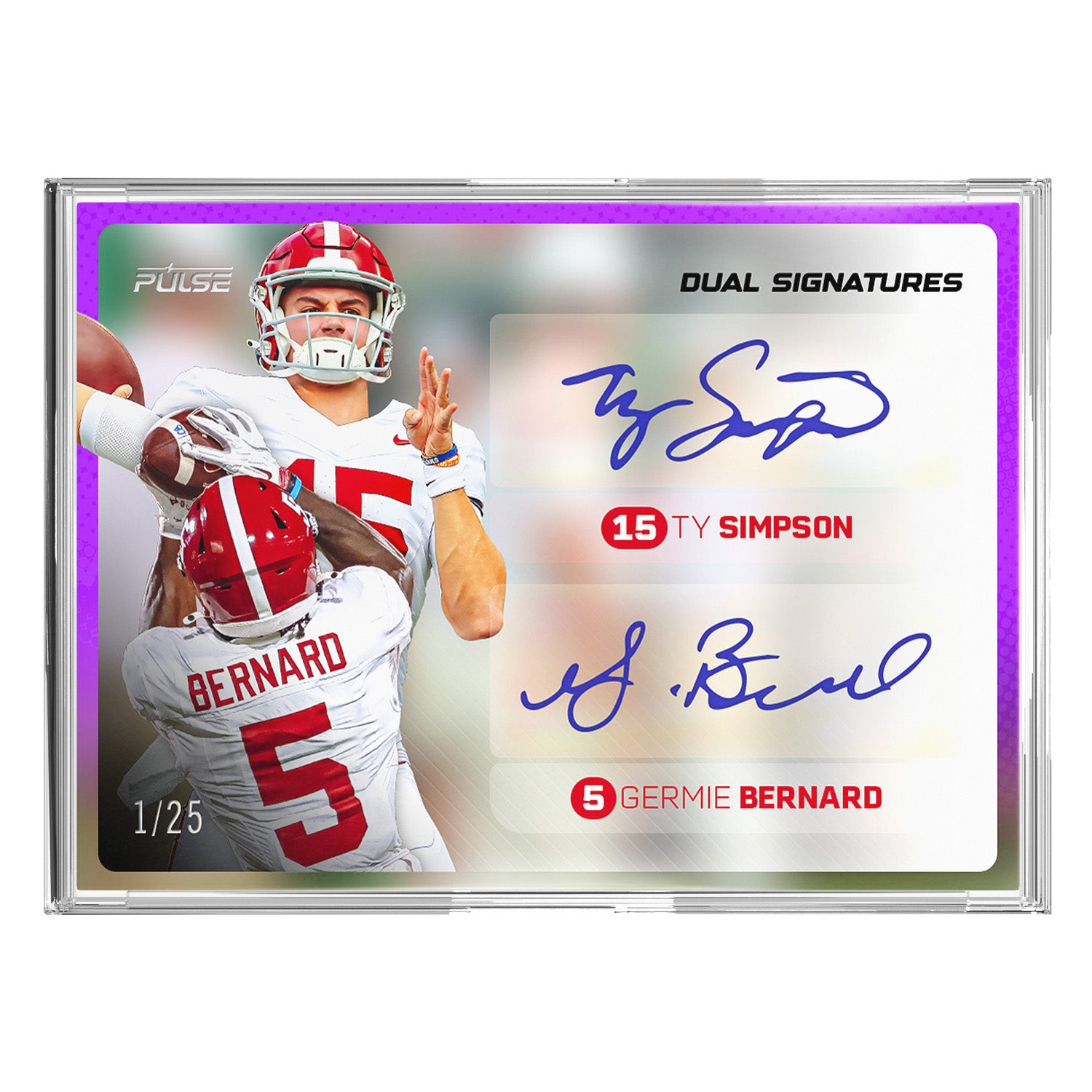 2025 Pulse On Demand Dual Signatures – Ty Simpson & Germie Bernard Aut