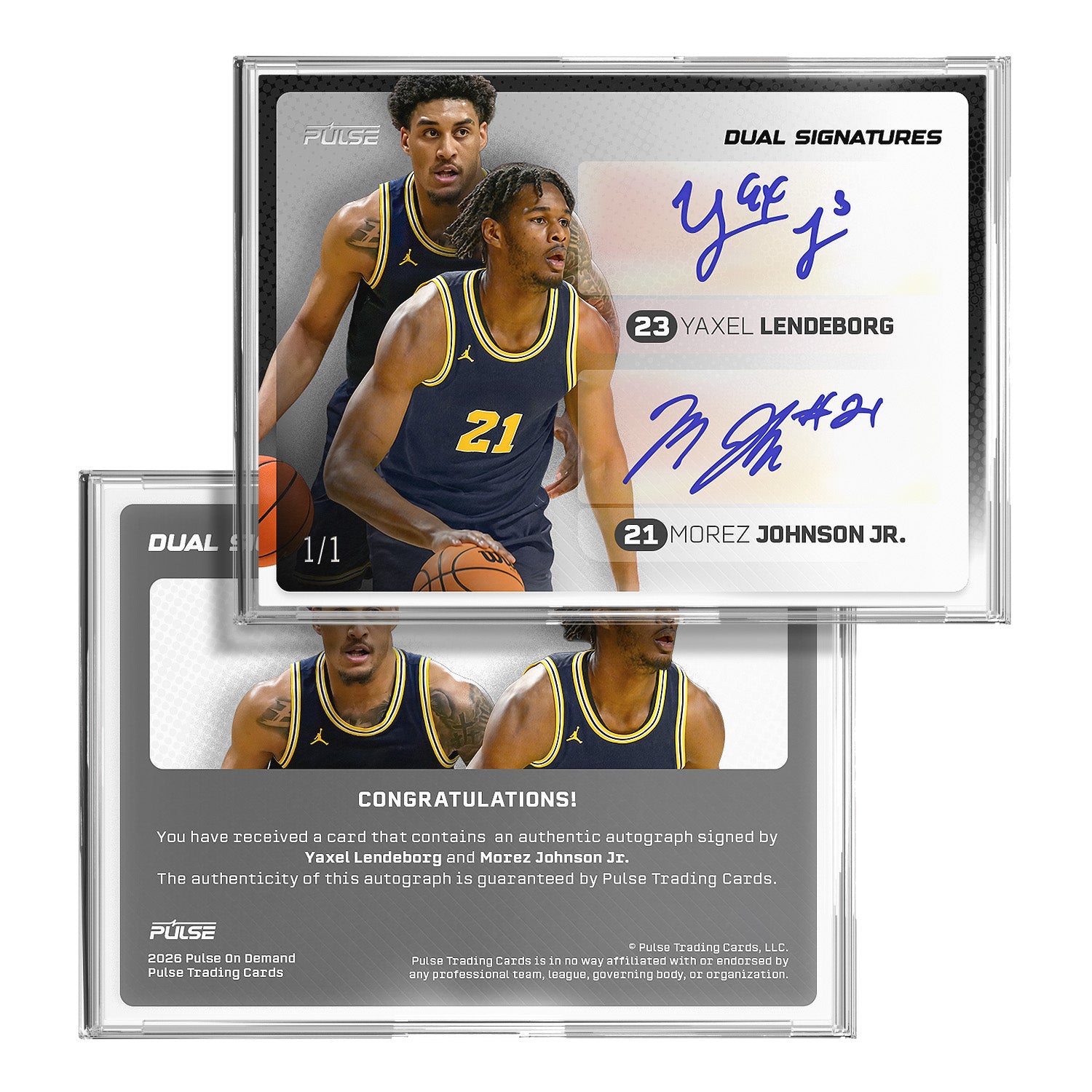 2026 Pulse On Demand Dual Signatures – Yaxel Lendeborg & Morez Johnson