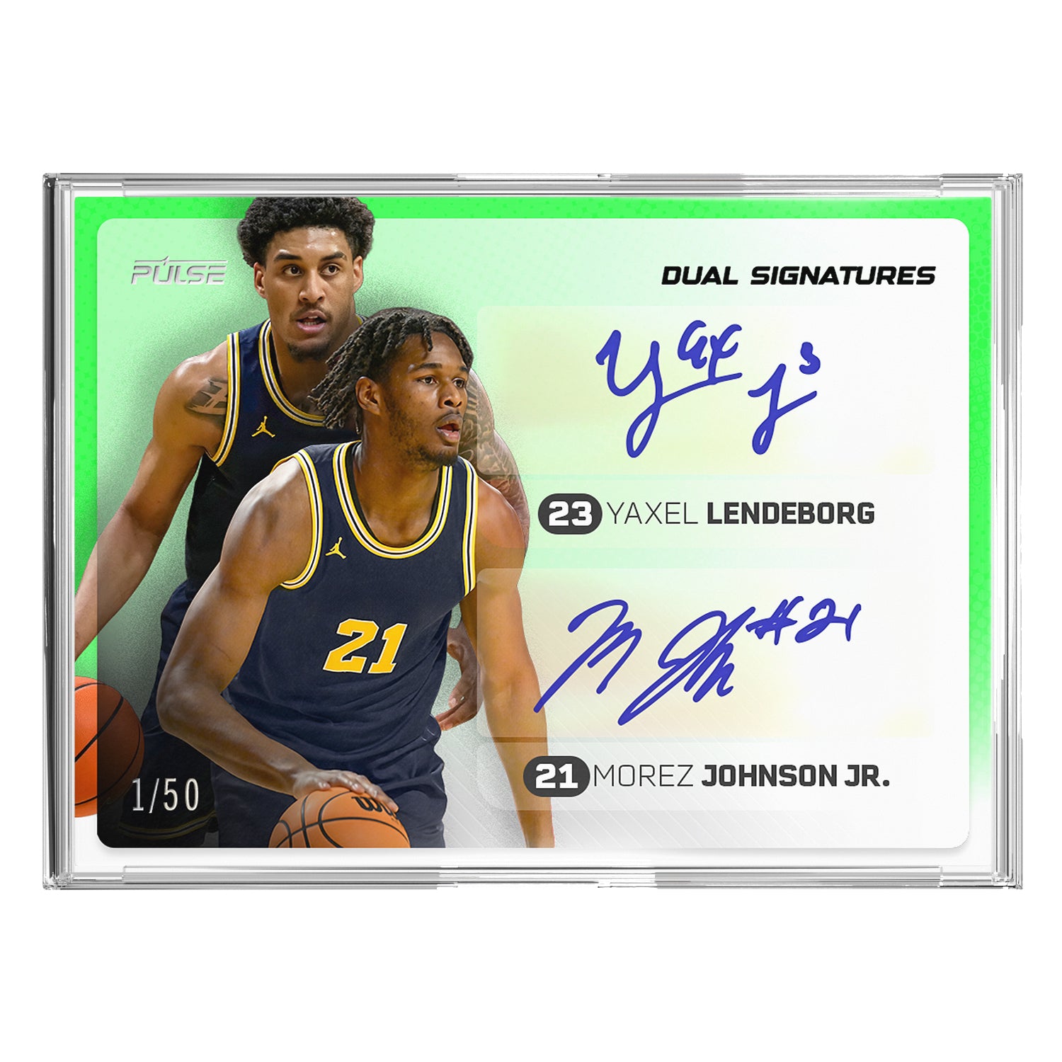 2026 Pulse On Demand Dual Signatures – Yaxel Lendeborg & Morez Johnson